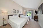 Double Beds in the upstairs master bedroom